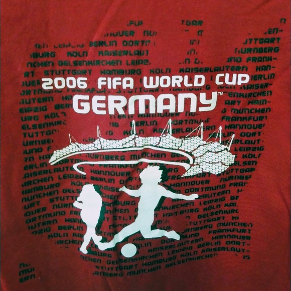 2006 Fifa World Cup Germany Adult T-Shirt Cities - Picture 1 of 4
